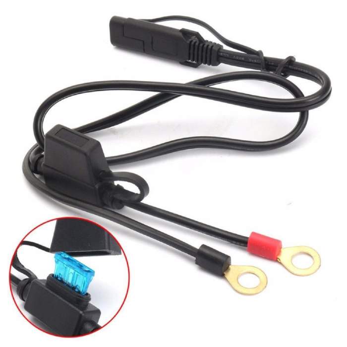 Conector alimentación con fusible para moto GPS Tracker